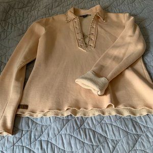 Ralph Lauren Sport lace-up fleece lined shirt